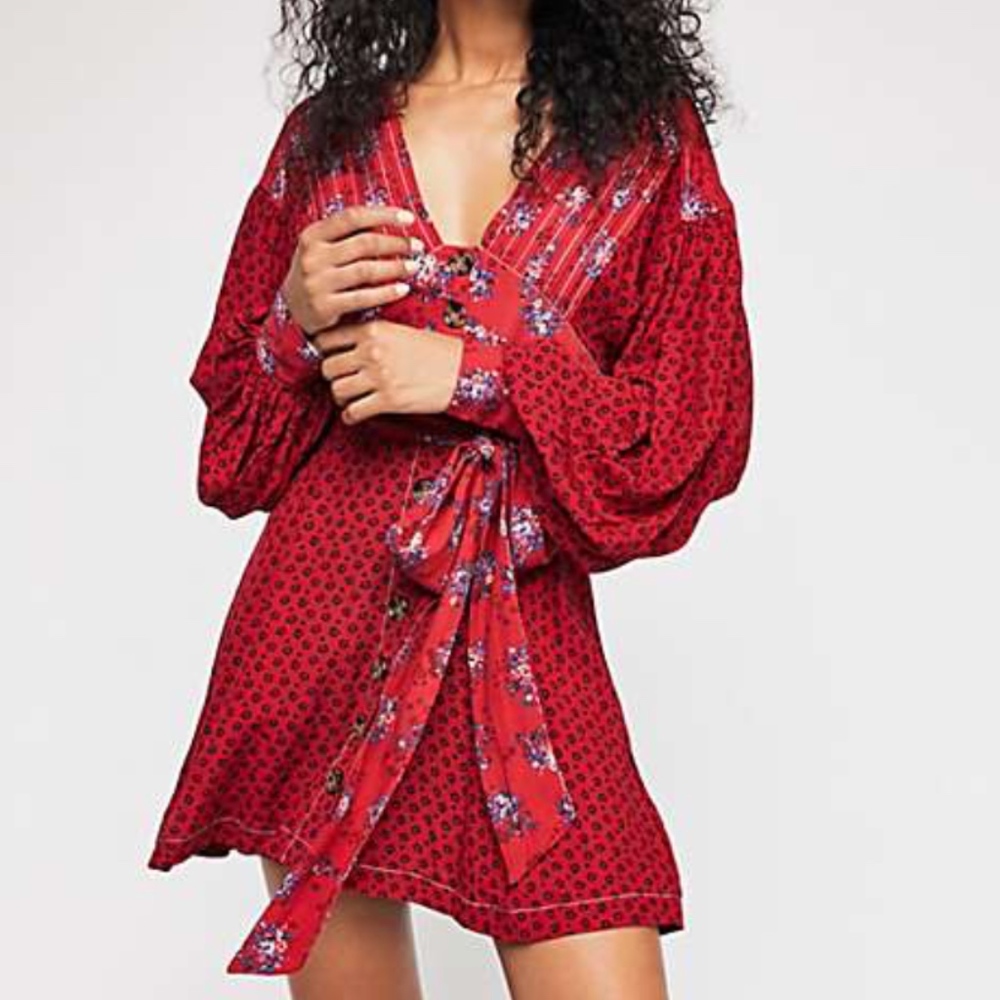 Free People Wonderland Mini Dress- Small